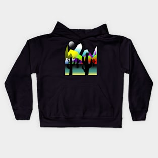 Cactus landscape Kids Hoodie